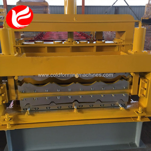 High quality double deck  roof forming machine